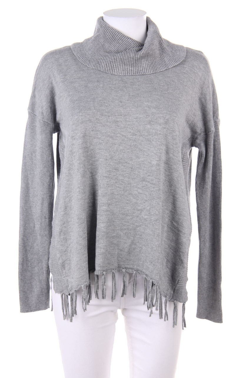 PATRIZIA DINI - Strick-Pullover mit Fransen - D 42