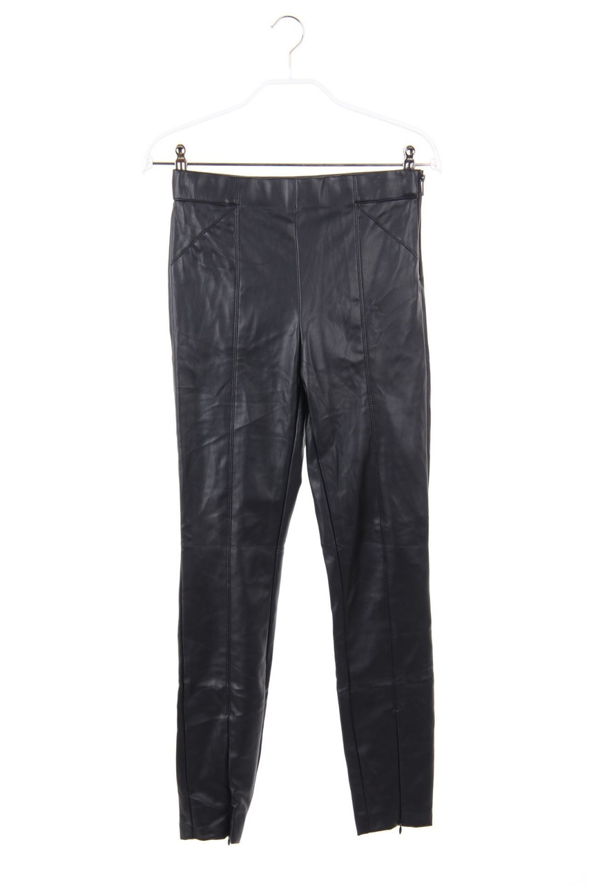 ZARA - Kunstleder-Hose - S