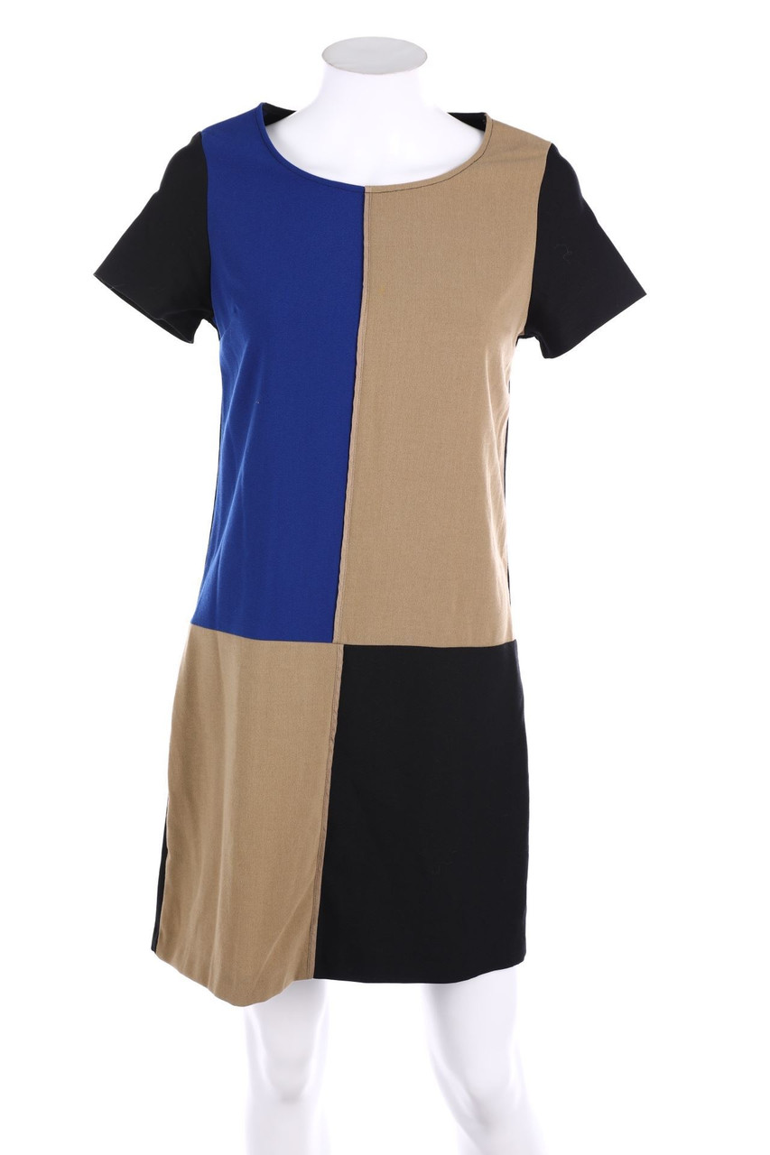 SECONDHAND - Colour Blocking-Shift-Kleid - D 38