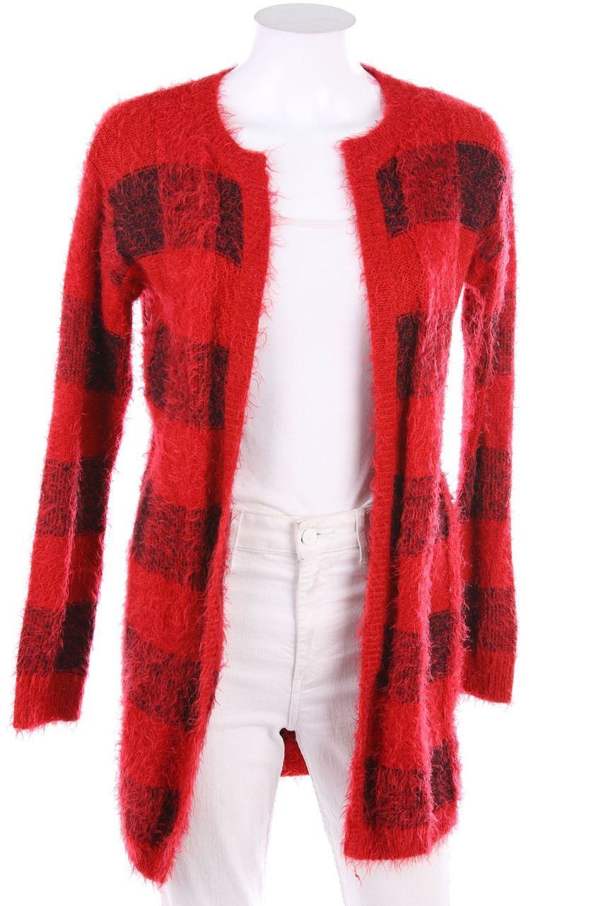 Ohne Label - Cardigan mit Karo-Muster - D 32-34