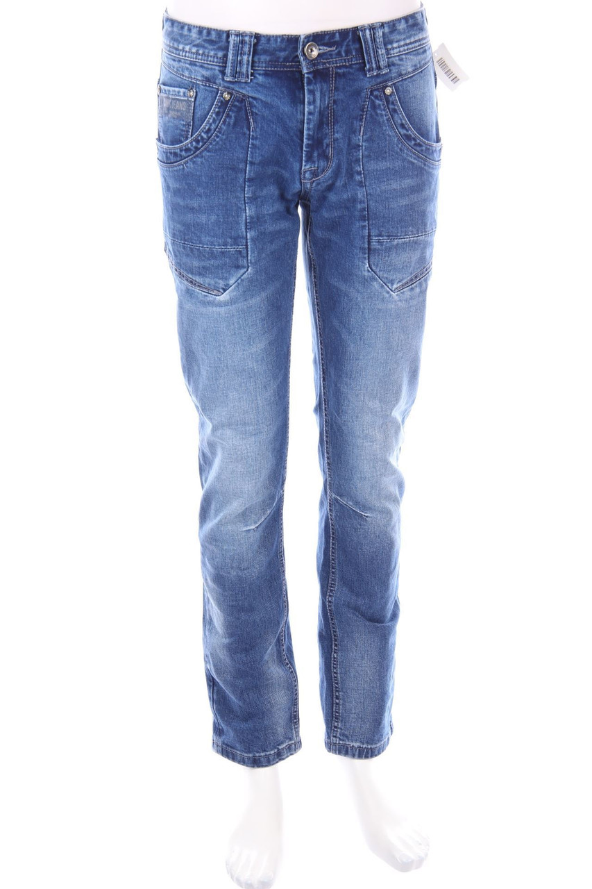 Cars Jeans - Used Look Slim-Jeans mit aufgesetzten Taschen - W30