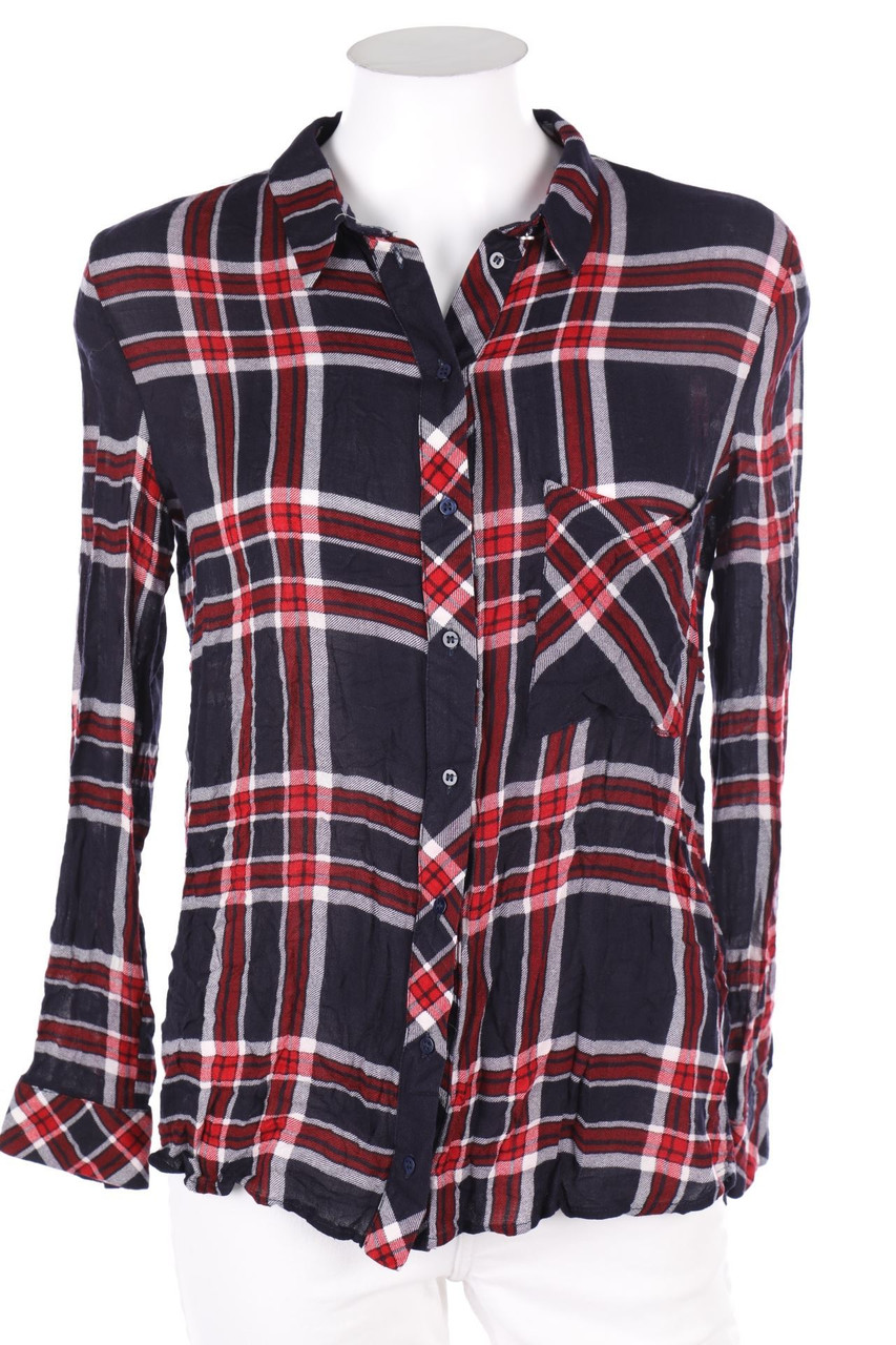 Bershka - Karo-Hemd-Bluse - S