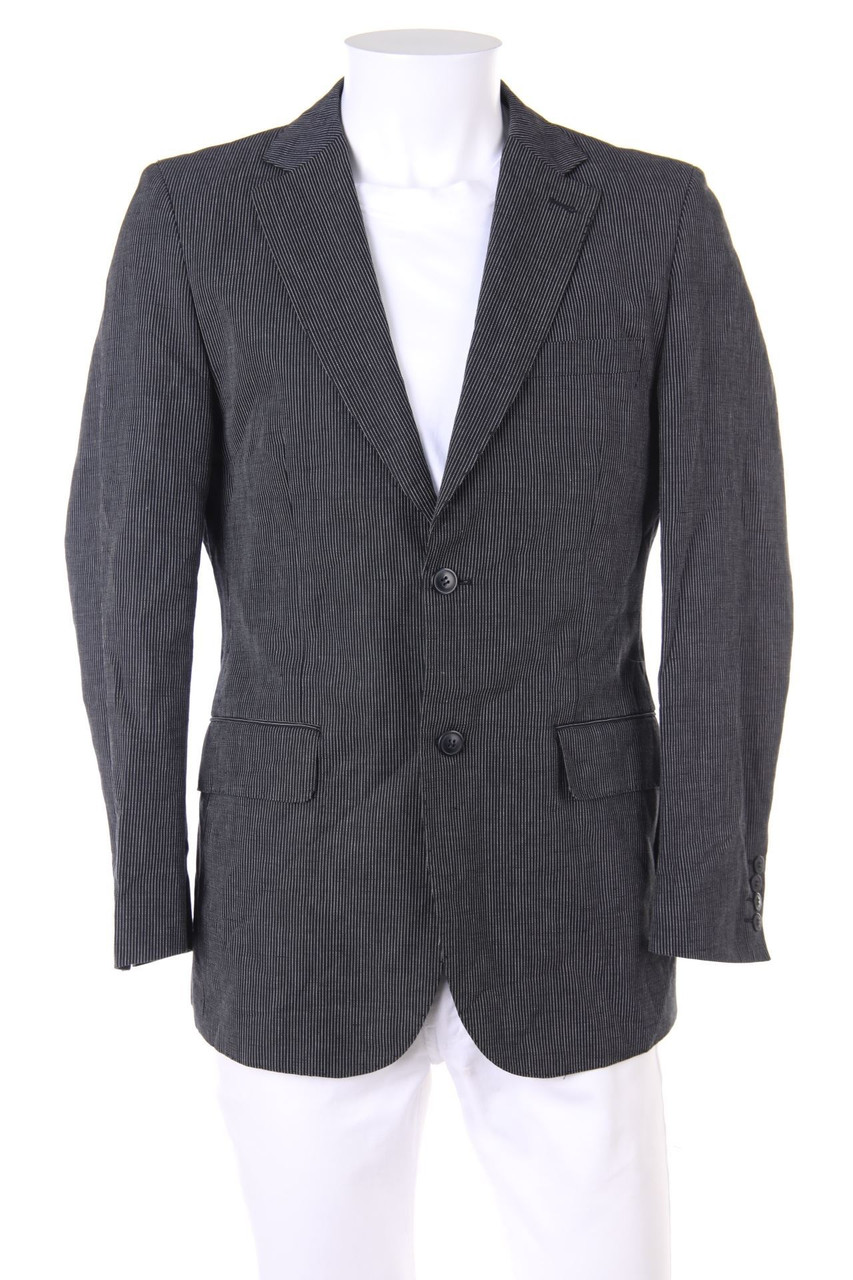 H&M - Sakko aus Leinen-Mix mit Streifen - 48