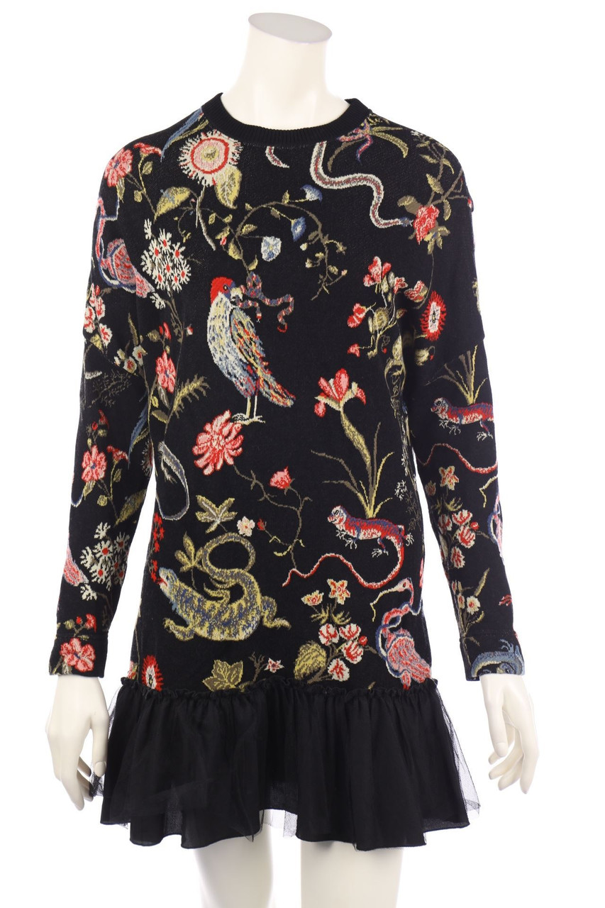 RED VALENTINO - Strickkleid im Layer Look - XS