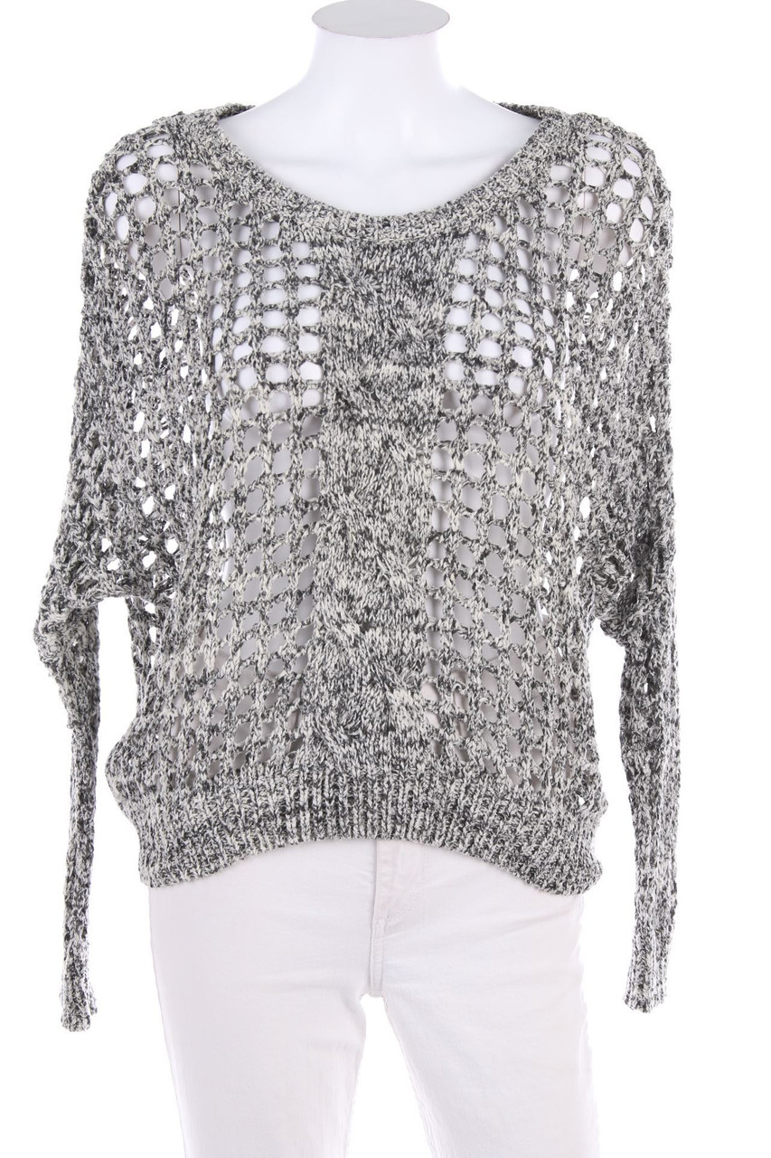 Bershka - Strick-Pullover aus Lochstrick - S