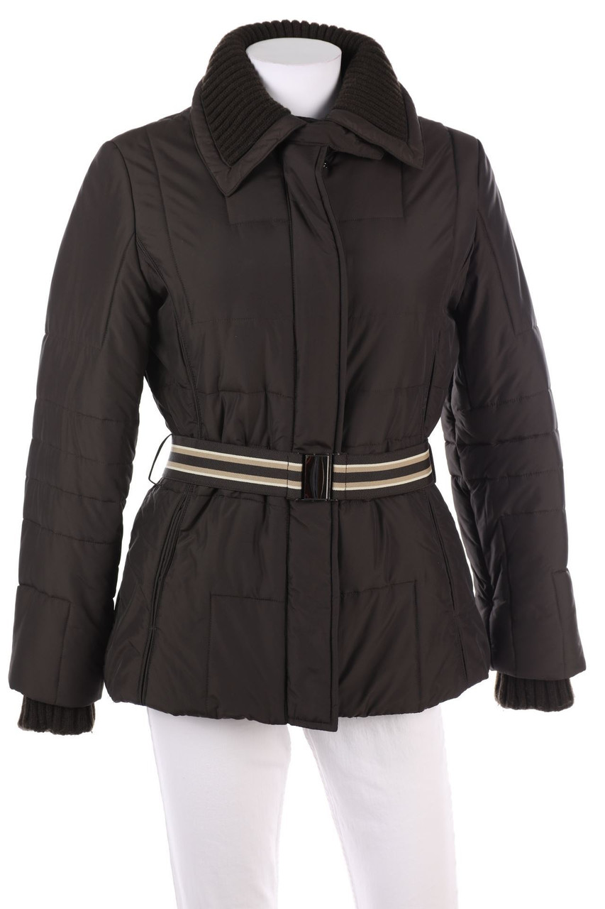 ZARA - wattierte Jacke mit Gürtel - M