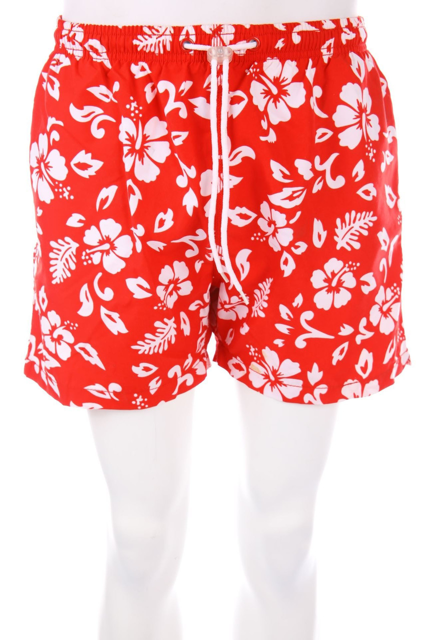 HENSON MEN - Sport-Shorts mit Blumen-Print - XL