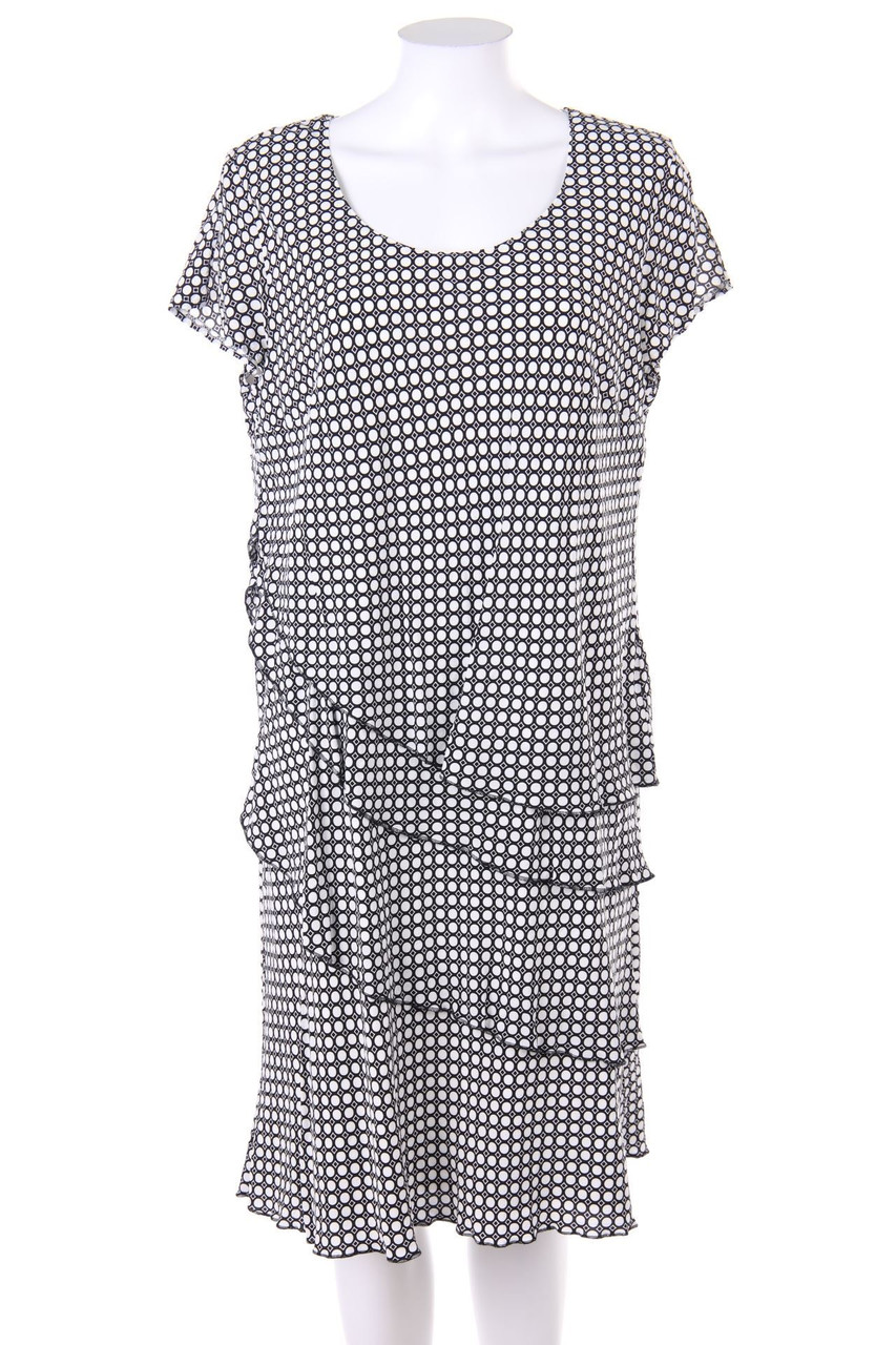 SAMOON - Kleid aus Jersey mit asymmetrischem Schnitt - L