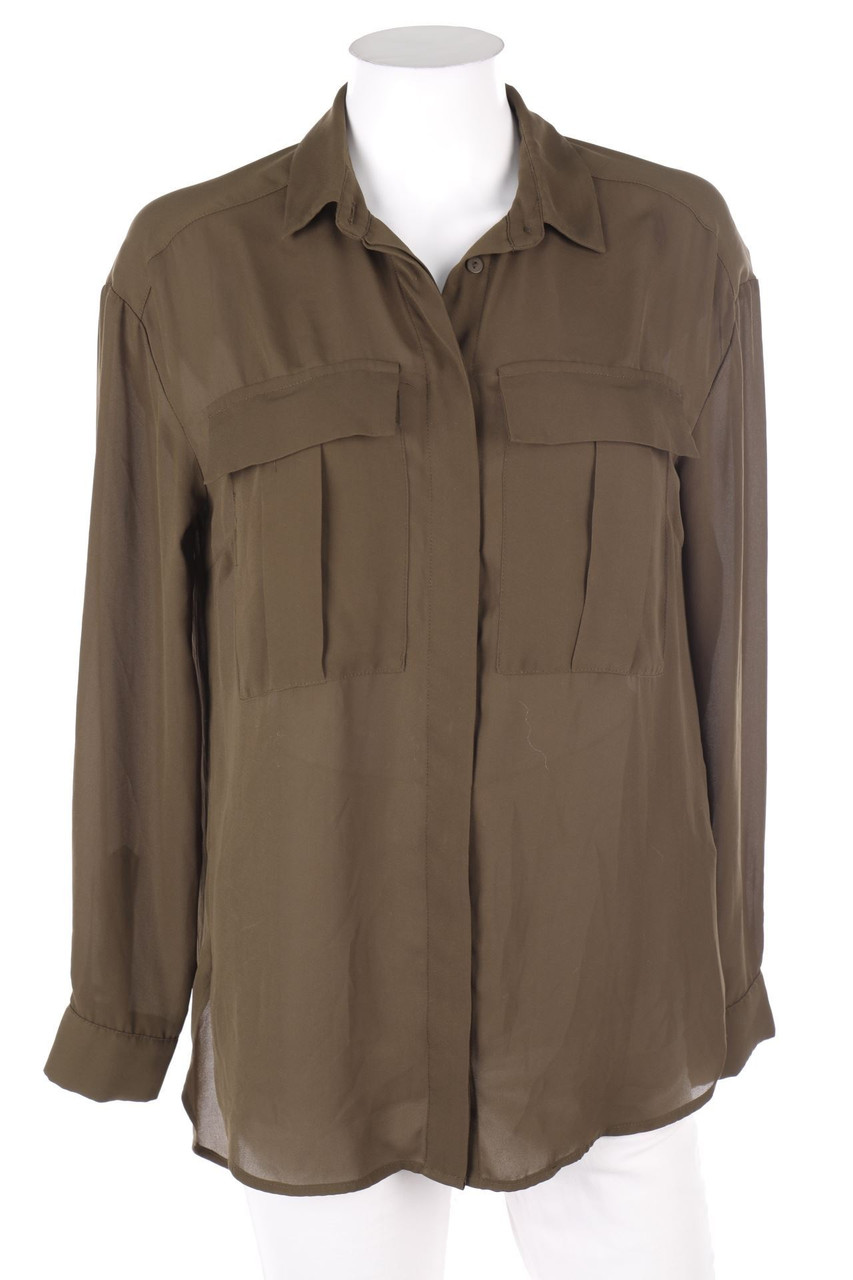 H&M - Hemd-Bluse mit aufgesetzten Taschen - D 36