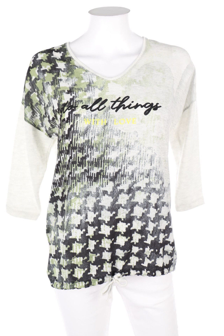 bianca - Strick-Pullover mit Print - M