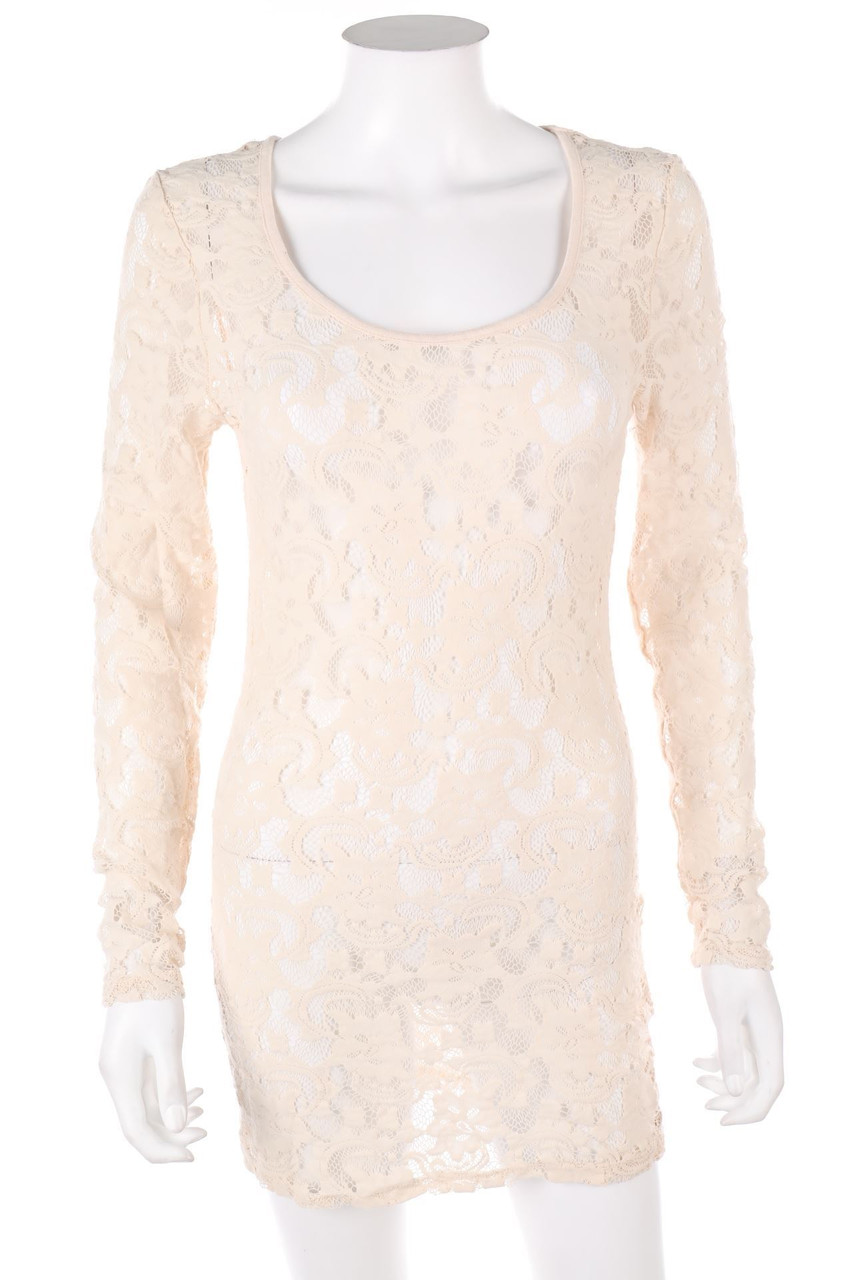 VILA - Kleid aus Spitze mit floralem Muster - S