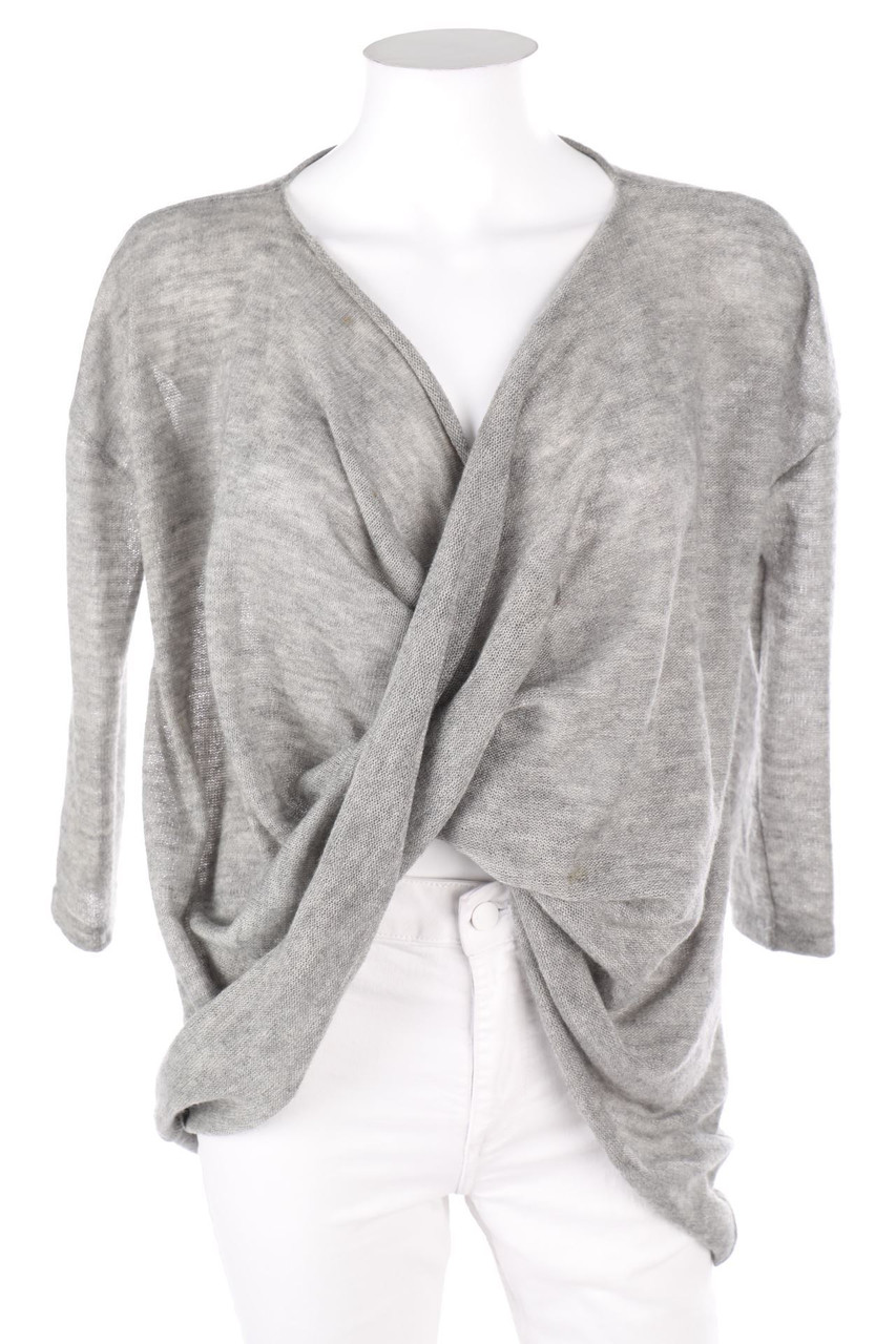 FORGOTTEN TRIBES - Strick-Pullover mit Drapierung - S