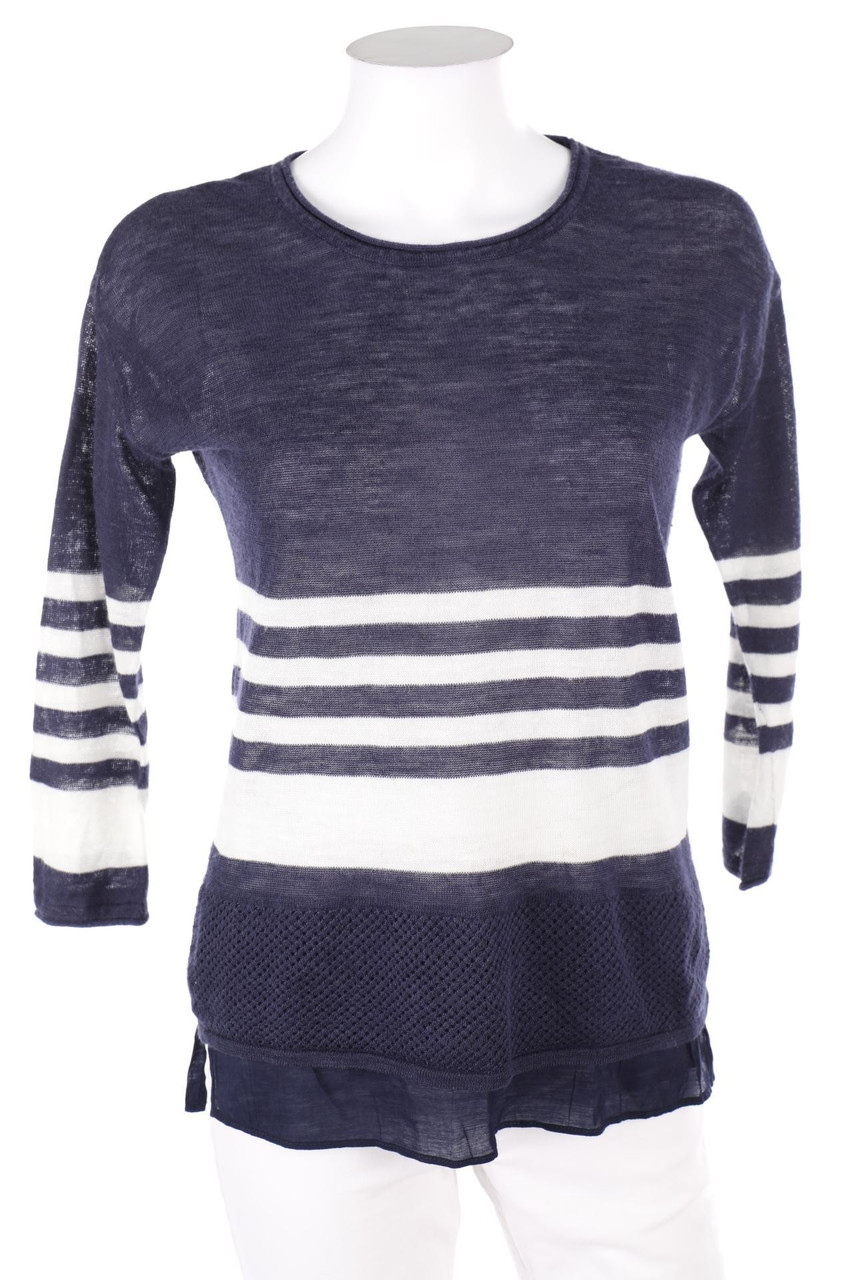 maddison - Strick-Pullover im Layer Look mit Streifen - S