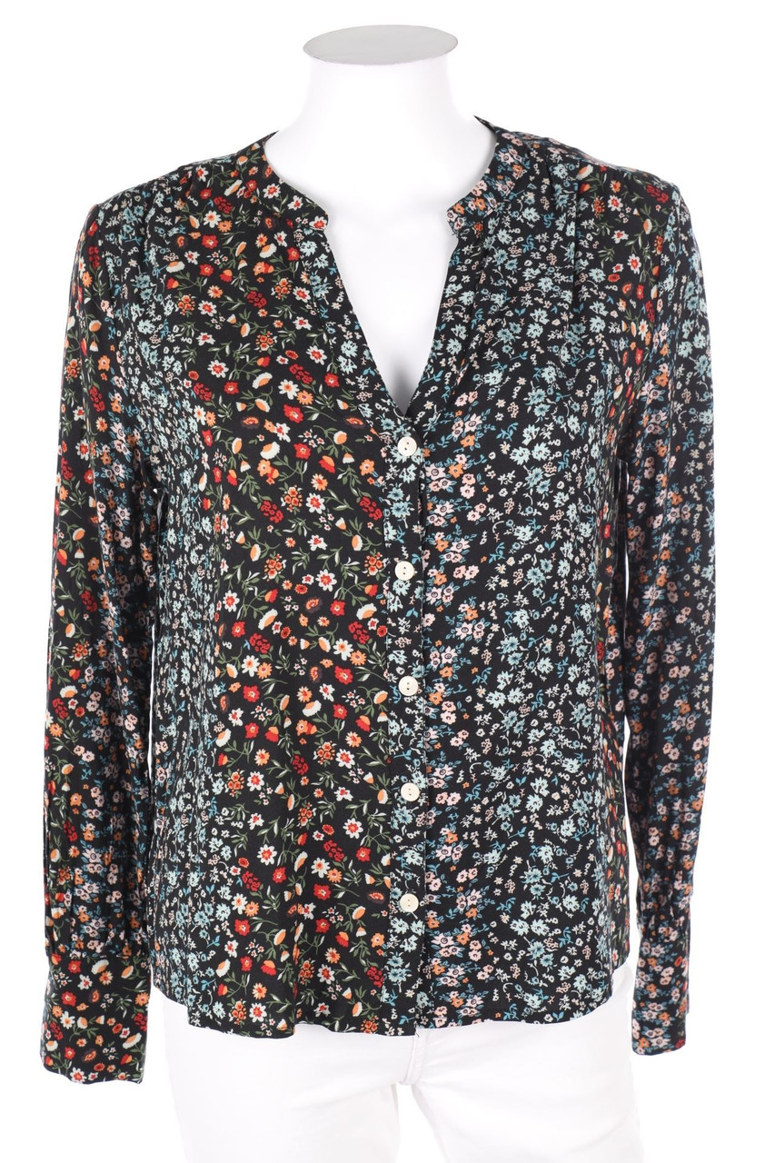Ohne Label - Bluse mit floralem Muster - D 40