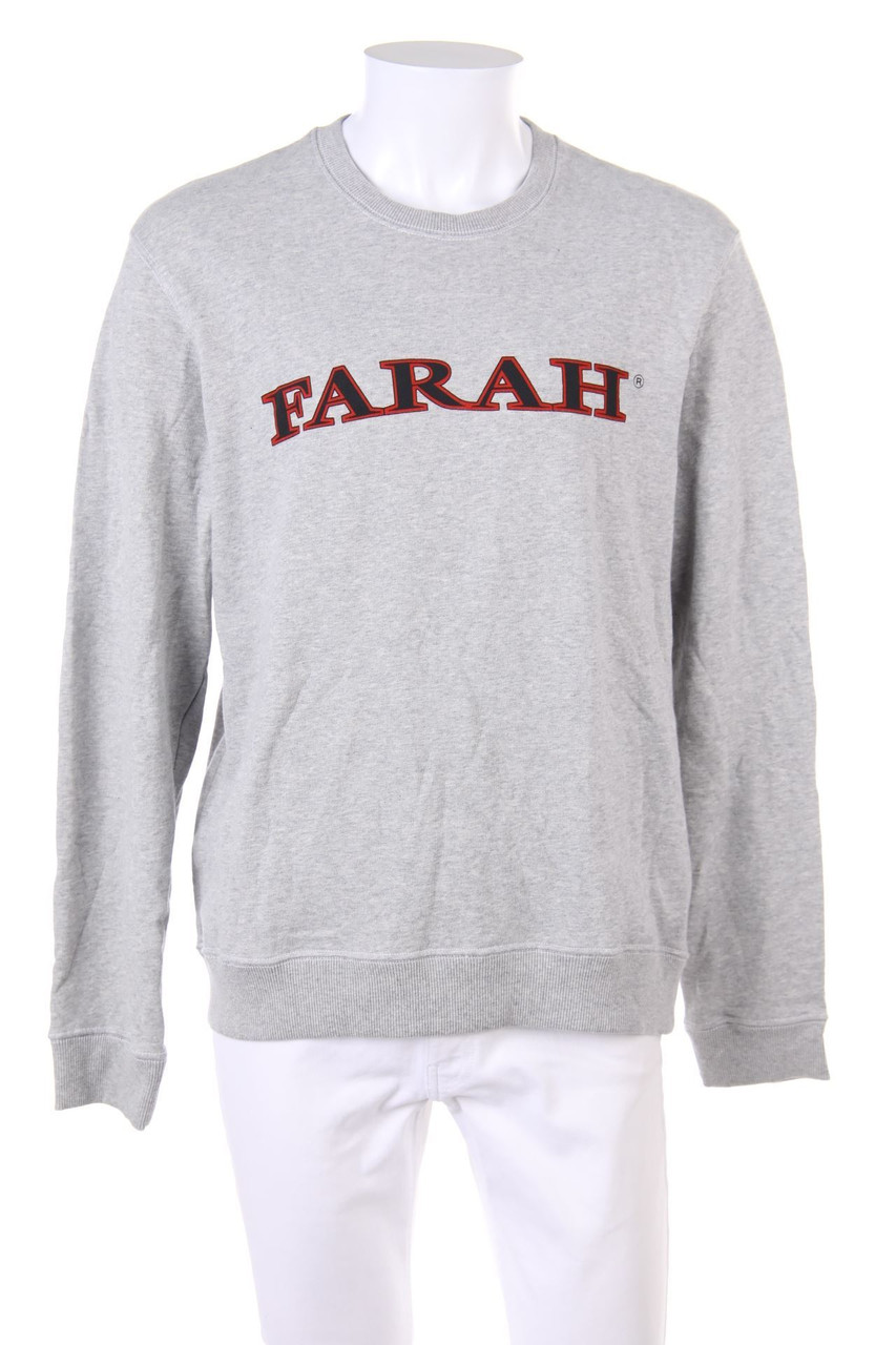 FARAH - Sweatshirt mit Logo-Print - L