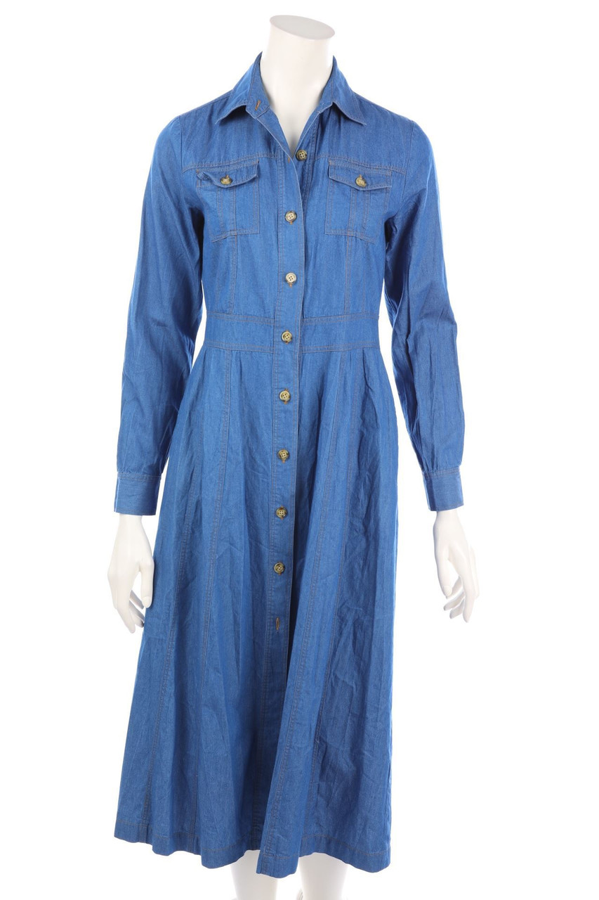 HIGHMOOR - Midikleid in Denim-Optik - D 36