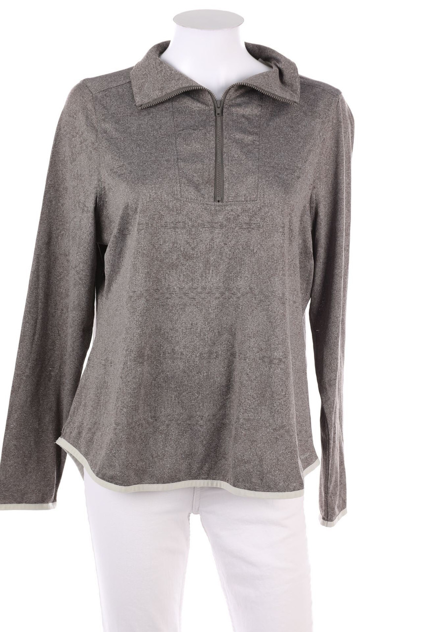 WOOLRICH - Longsleeve-Shirt mit Reißverschluss - L