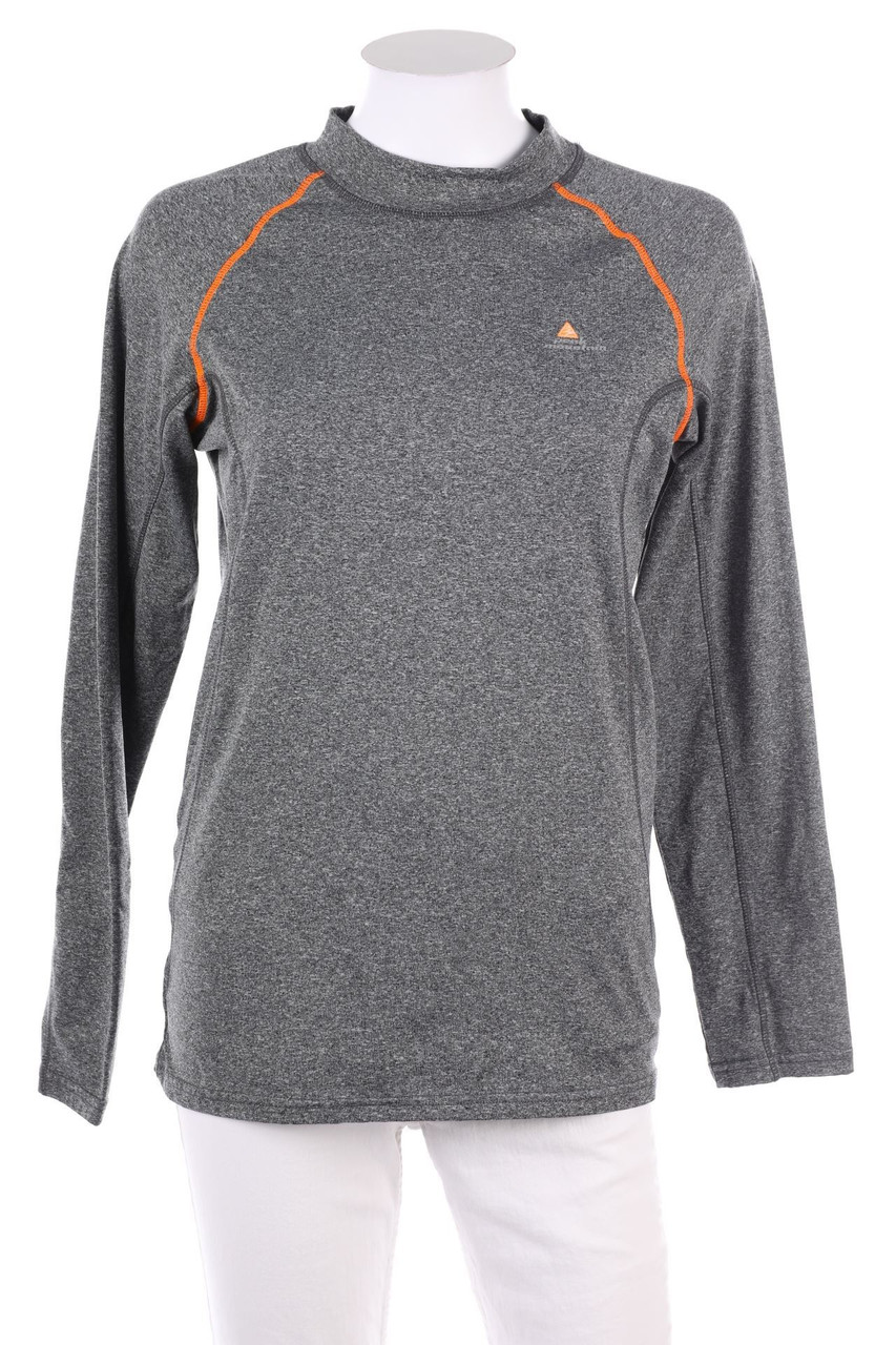 peak mountain - Sport Longsleeve-Shirt mit Logo-Print - M
