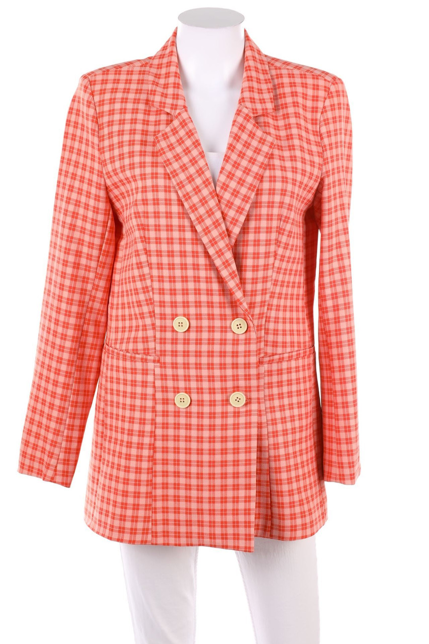 LOAVIES - Blazer mit Karo-Muster - M