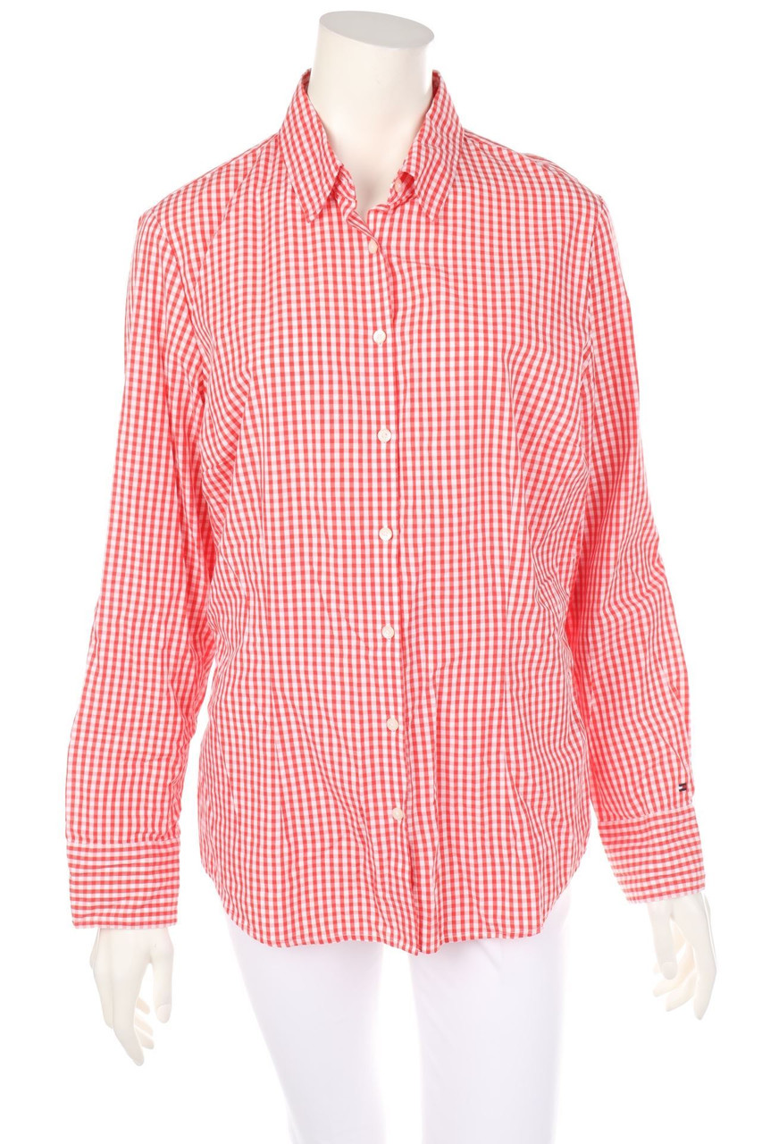TOMMY HILFIGER - Hemd-Bluse mit Karo-Muster - D 42