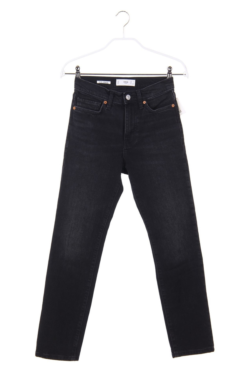 MANGO DENIM - Used Look Skinny-Jeans - D 32