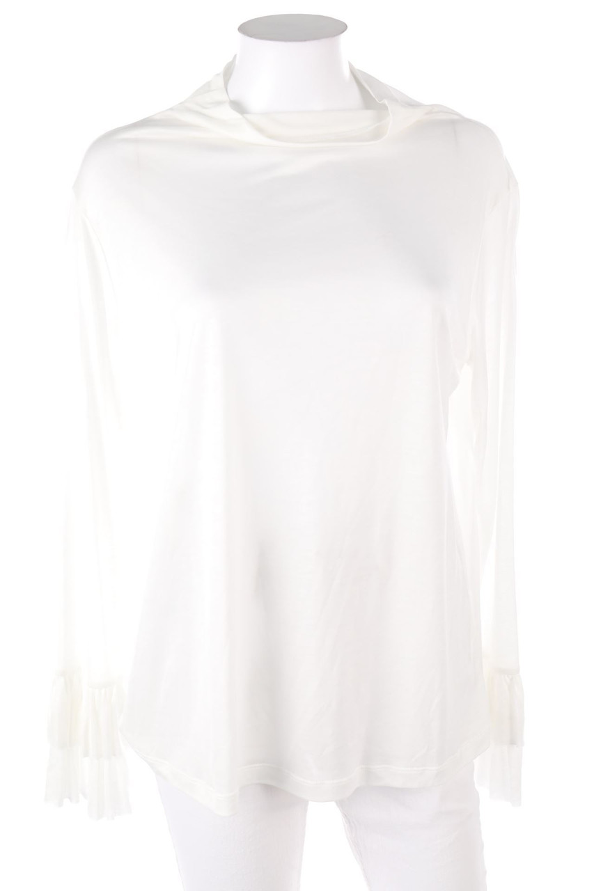 copo de nieve - Longsleeve-Shirt mit Volants - L