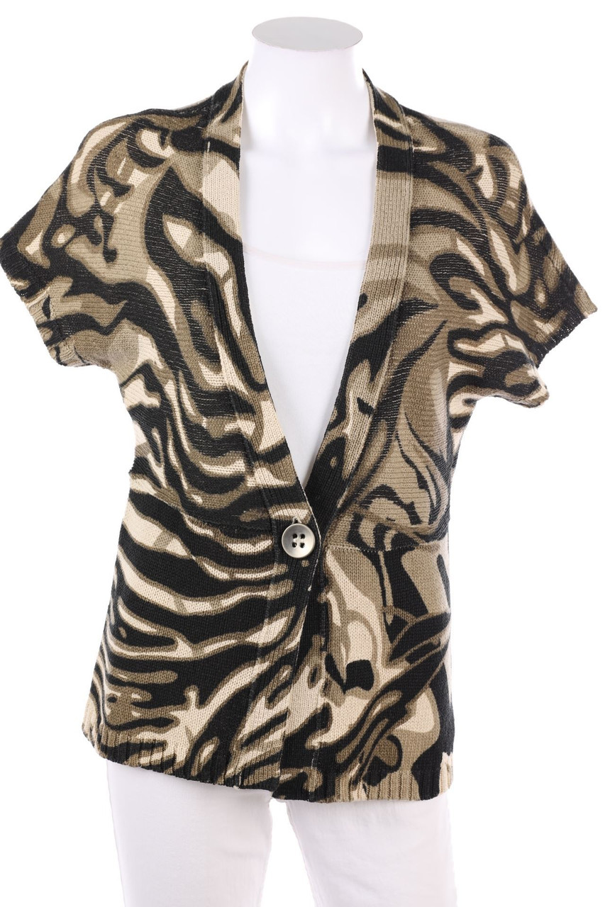 BONITA - Kurzarm-Cardigan mit Animal-Print - S