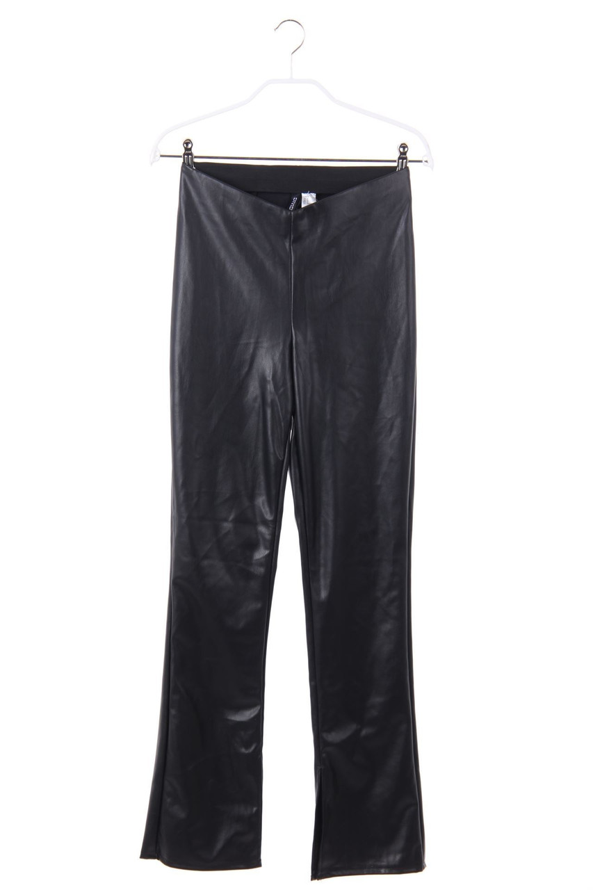 H&M DIVIDED - Kunstleder-Leggings im Blogger-Stil - D 34