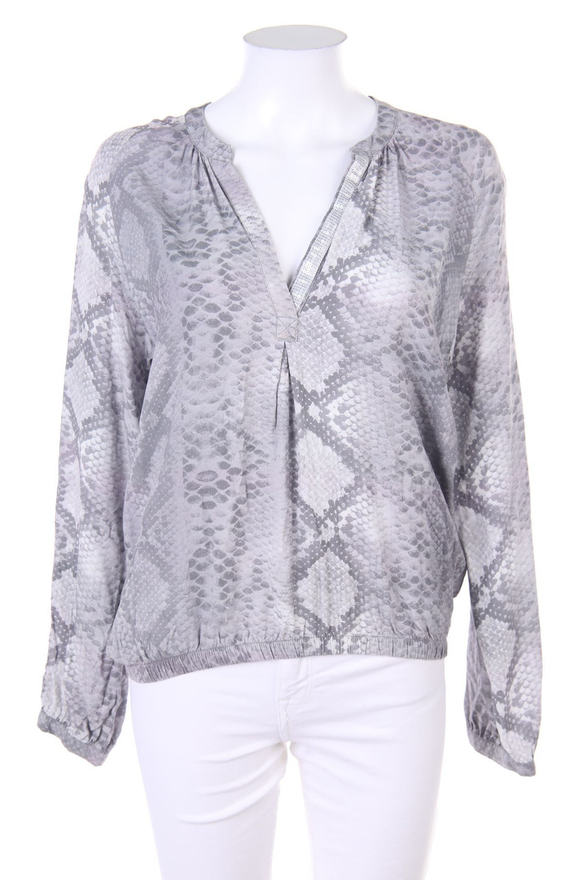 MILANO ITALY - Bluse mit Animal-Print - D 36