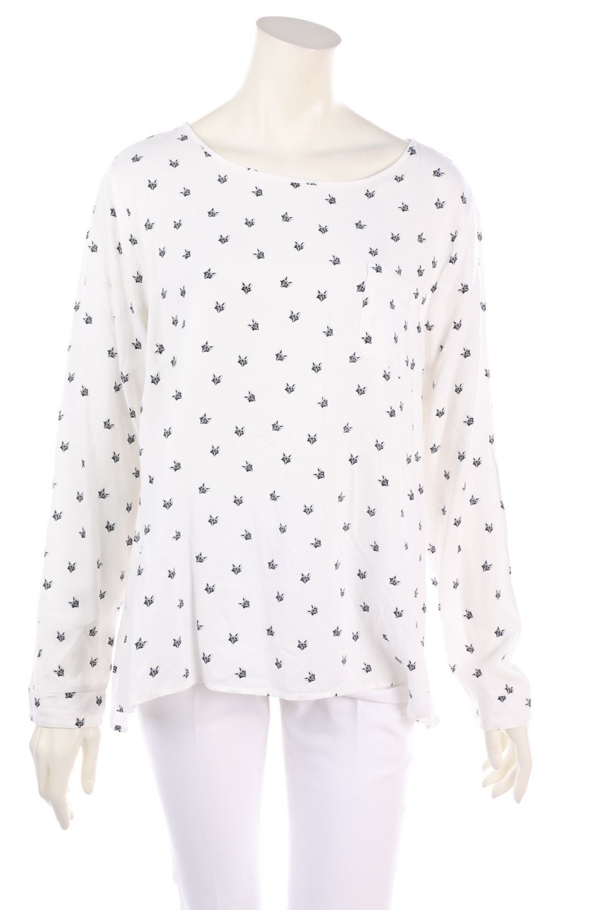 comma - Bluse mit Print - D 44