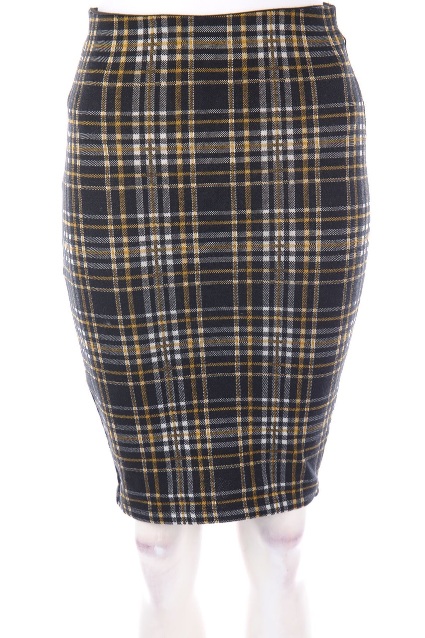 AMISU - Minirock mit Karo-Muster - D 34