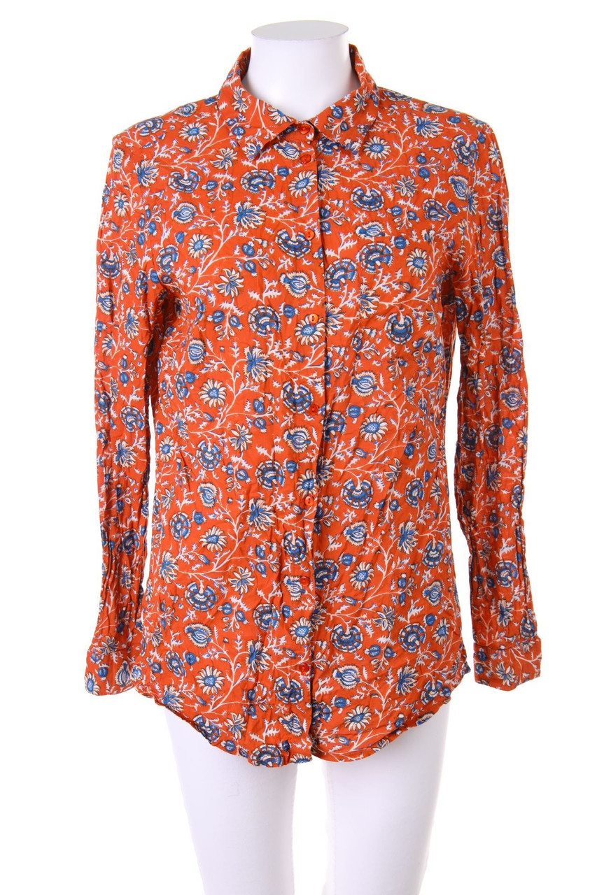 promod - Hemd-Bluse mit Blumen-Print - M