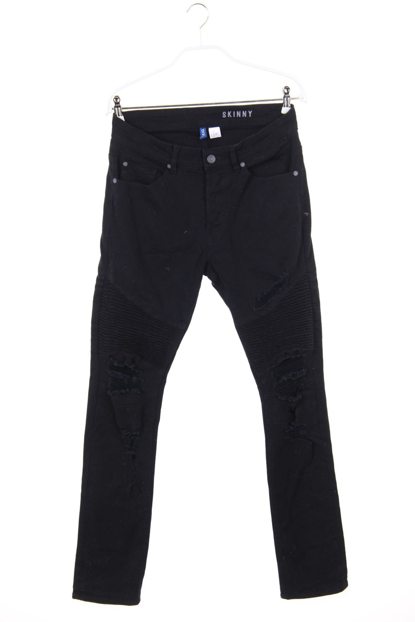 H&M DIVIDED - Destroyed Skinny-Jeans - W29