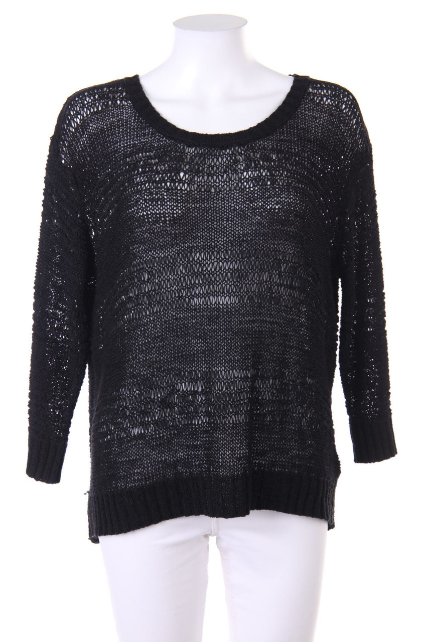H&M - Strick-Pullover aus Lochstrick - M