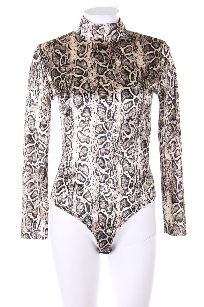 Ohne Label - Body mit Animal-Print - D 40