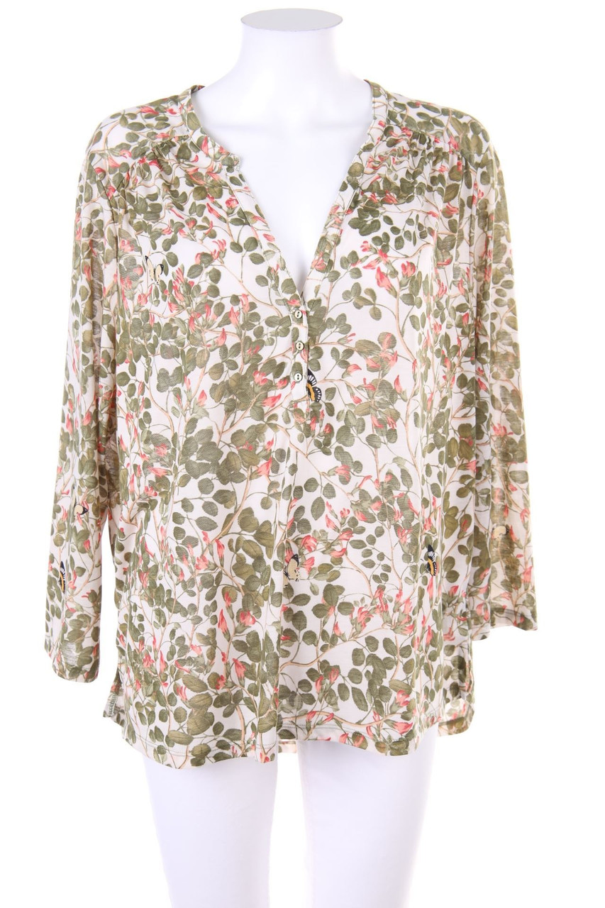 H&M - Bluse mit Blumen-Print - XL
