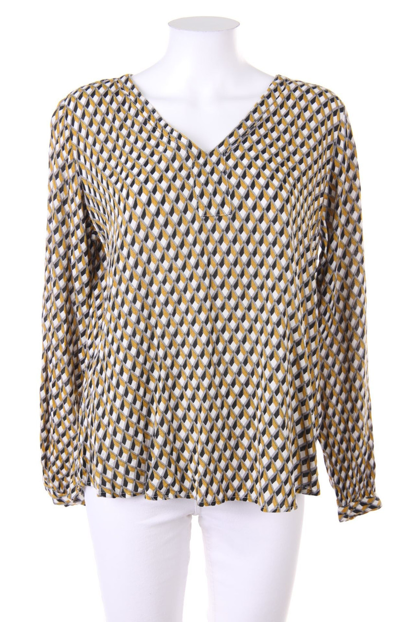 kaffe - Bluse mit Geo-Print - D 40