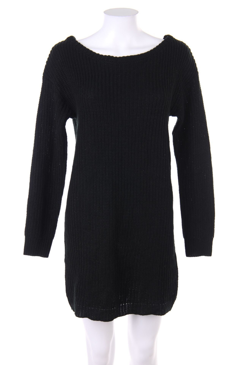 MISSGUIDED - Strickkleid mit überschnittener Schulter - S