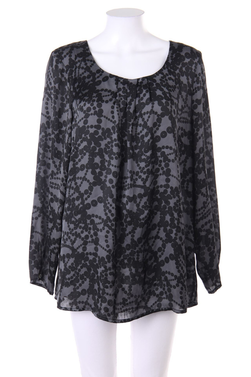 triangle - Satin-Bluse mit Print - D 42