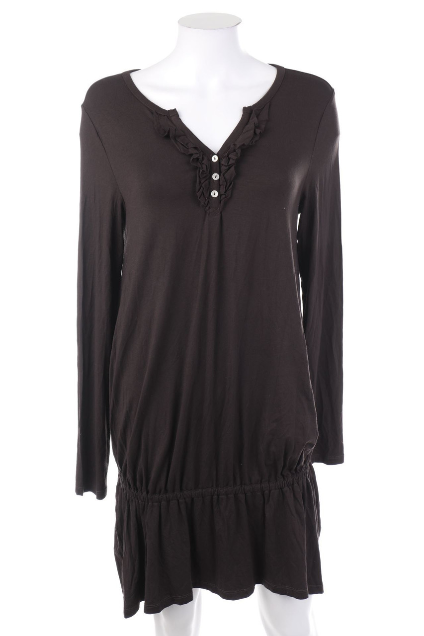 ESPRIT - Long-Longsleeve-Shirt mit Gummizug - M