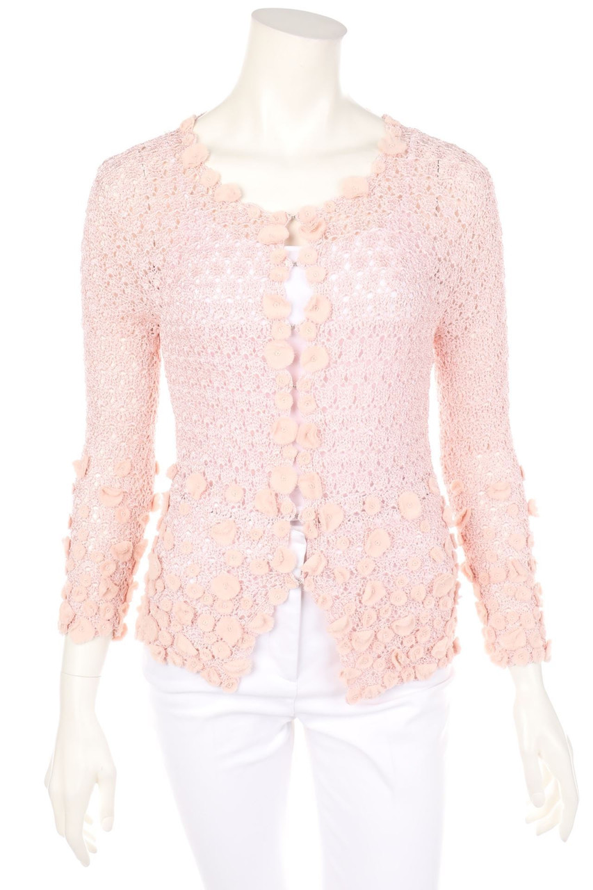 MOSCHINO - Cardigan mit Seiden-Details - XS