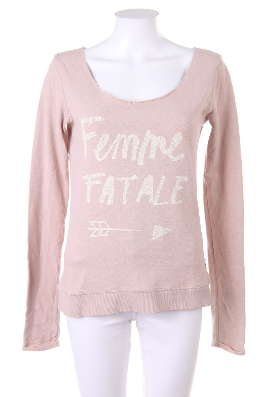 MAISON SCOTCH - Sweatshirt mit Statement-Print - M