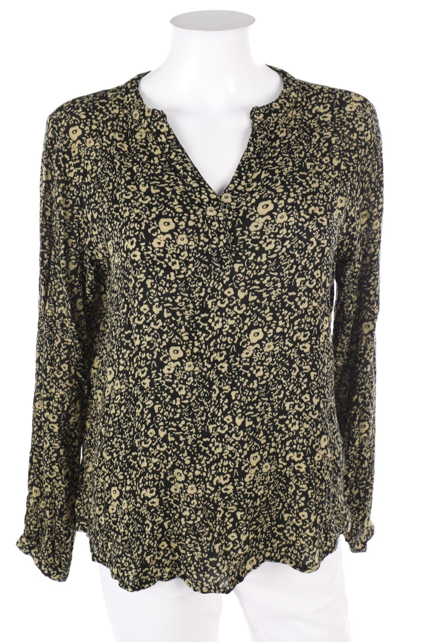 kaffe - Bluse mit Blumen-Print - D 36