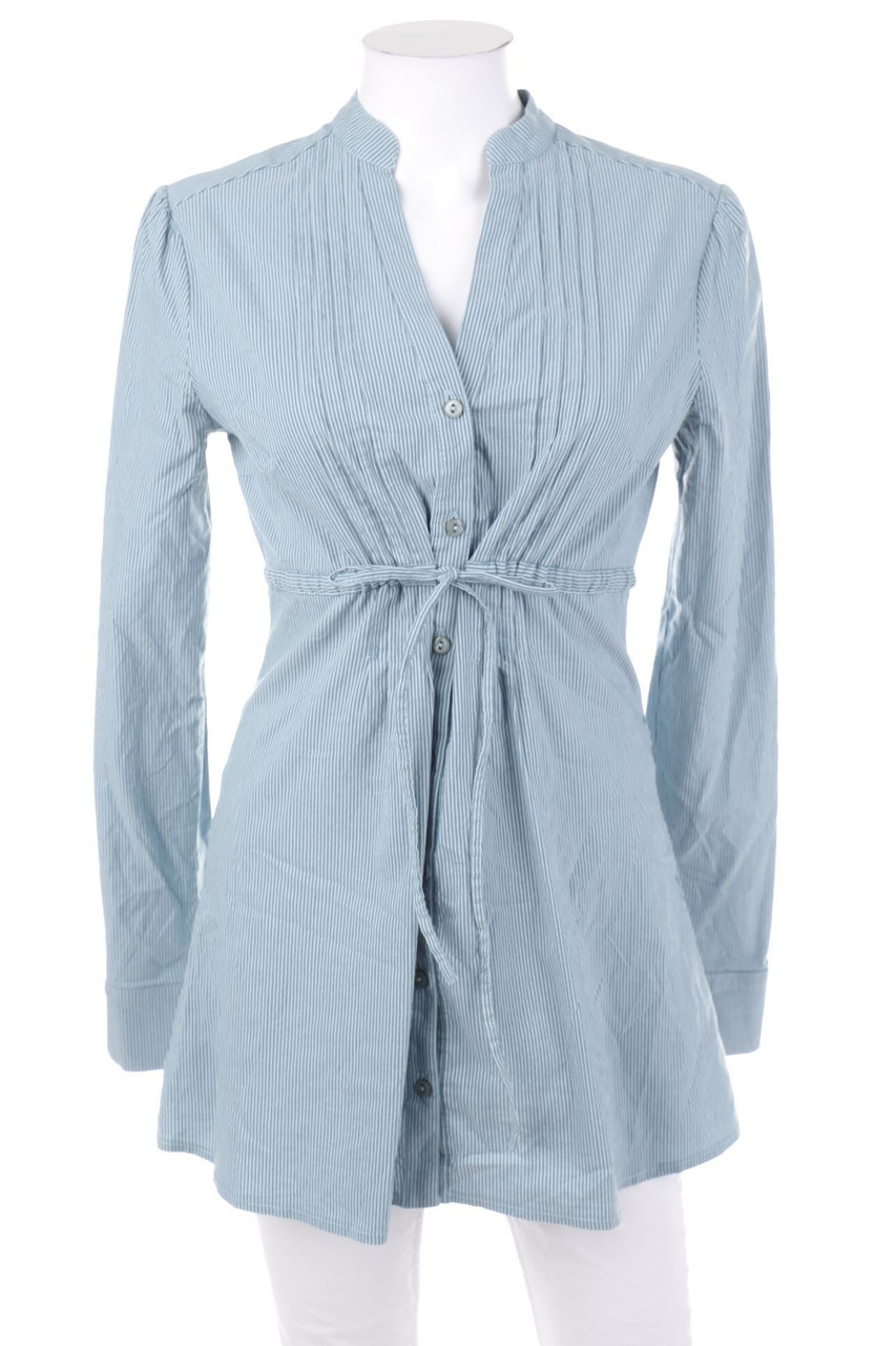 orsay - Streifen-Bluse mit Tunnelzug - S