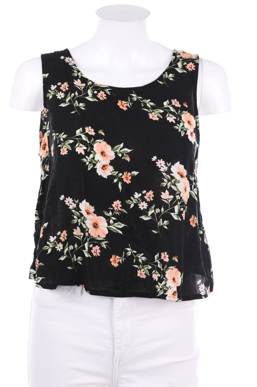 ONLY - Oversize-Top mit Blumen-Print - D 36