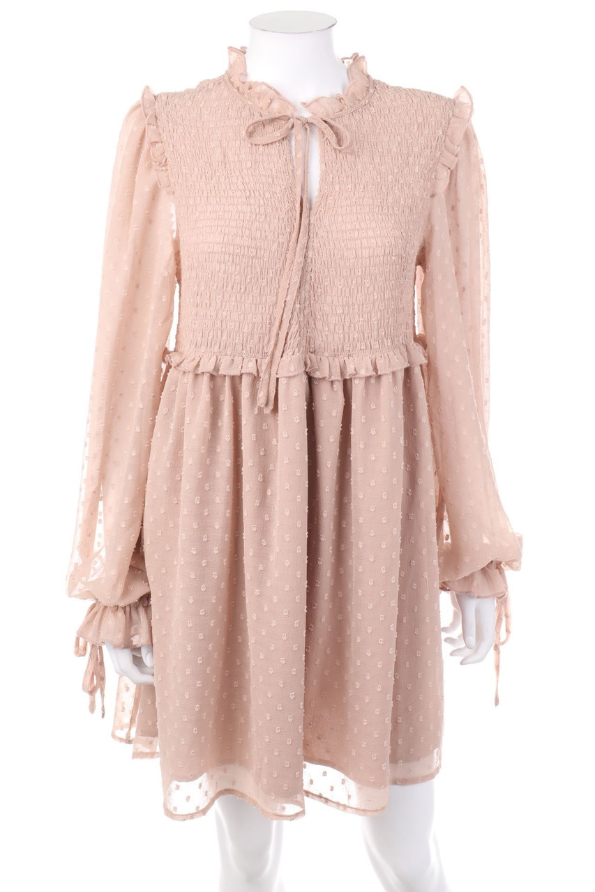 NA-KD - Boho-Kleid mit Volants - D 38