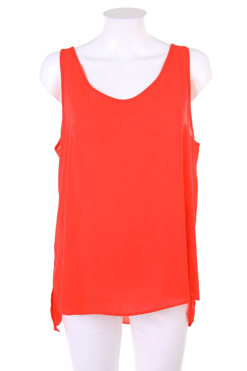 Ohne Label - Blusentop mit Schlitz - D 44