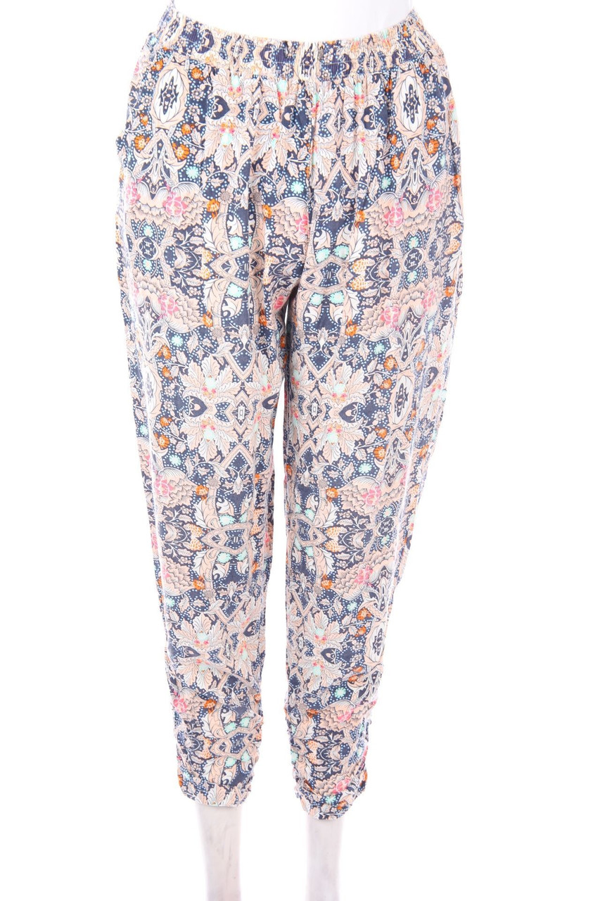 My Hailys - Jogger-Hose mit Blumen-Print im Boho-Stil - L