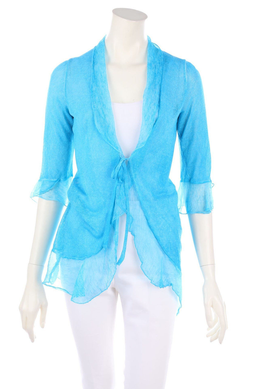 comma - Cardigan mit Volants - D 36