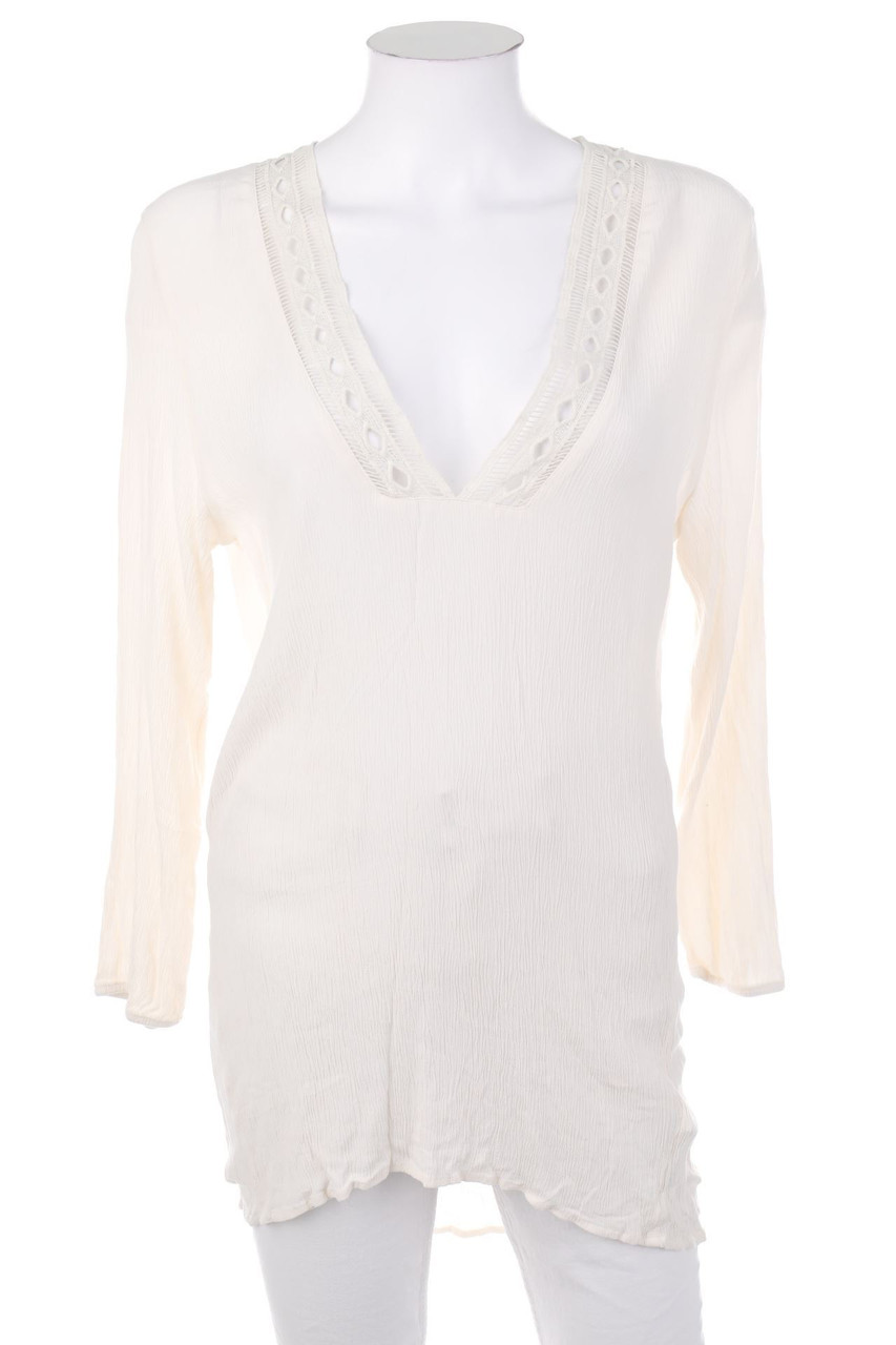 H&M - Bluse mit Spitze - D 40